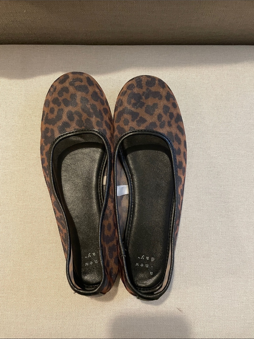 a new day Leopard Print Ballet Flats - Brown/Black